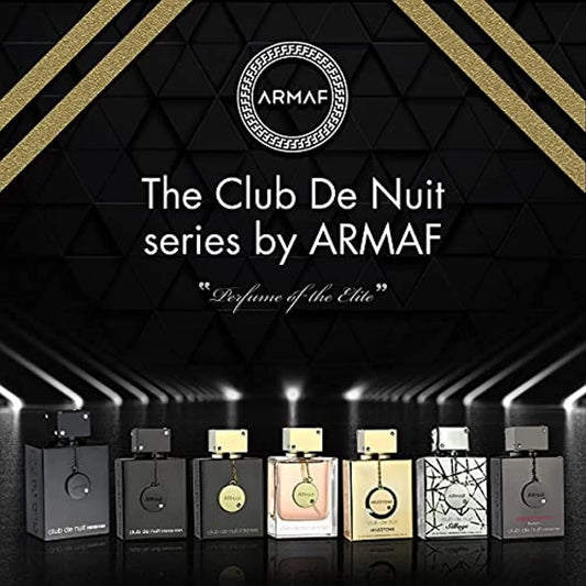 Club De Nuit Intense Man EDT Men New in Box, Black 3.6 Fl Oz (Pack of 1)