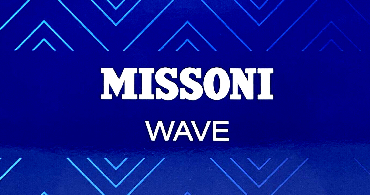 MISSONI WAVE 3 PCS GIFT SET for MEN EDT 3.4 Oz, PEN, SHOWER GEL BRAND NEW!